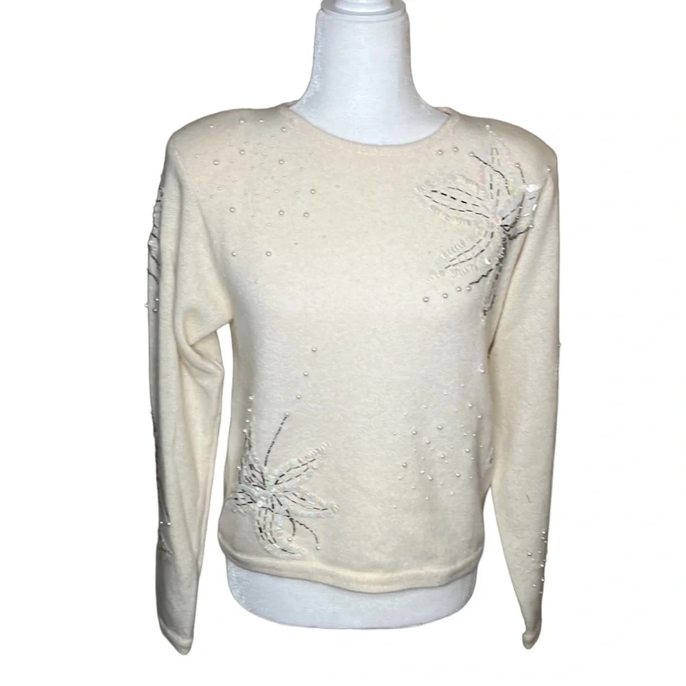 Vintage Marisa Christina Lambswool angora blend sweater